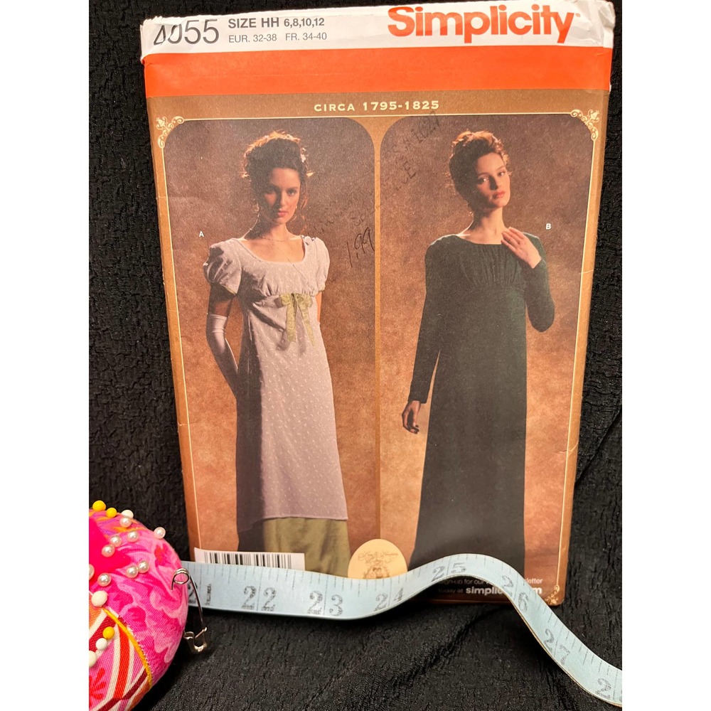 Simplicity4055 Costume, Theater, Pride & Prejudice Dress  6-12 NEW